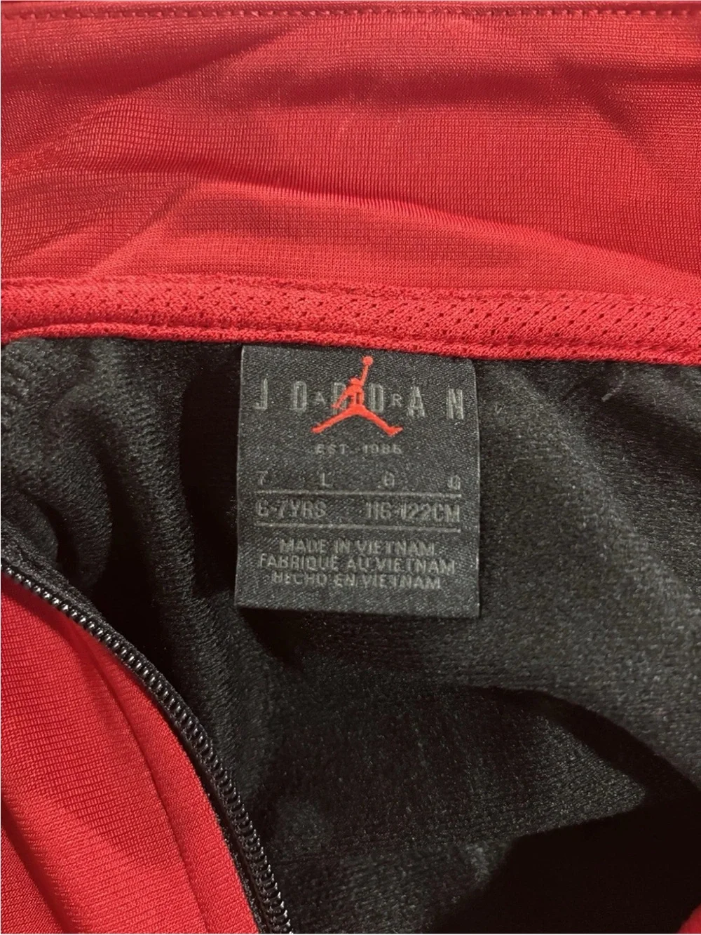Nike Air Jordan Jumpman Air Blocked Tricot Jacket and Jogger Pant Unisex Size